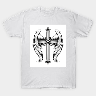 Emblem of Winged Cross T-Shirt